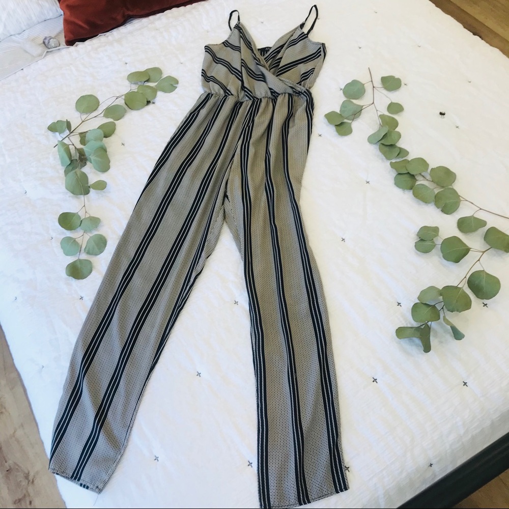 ANGL Striped Jumpsuit